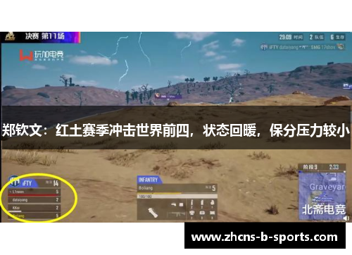 郑钦文：红土赛季冲击世界前四，状态回暖，保分压力较小